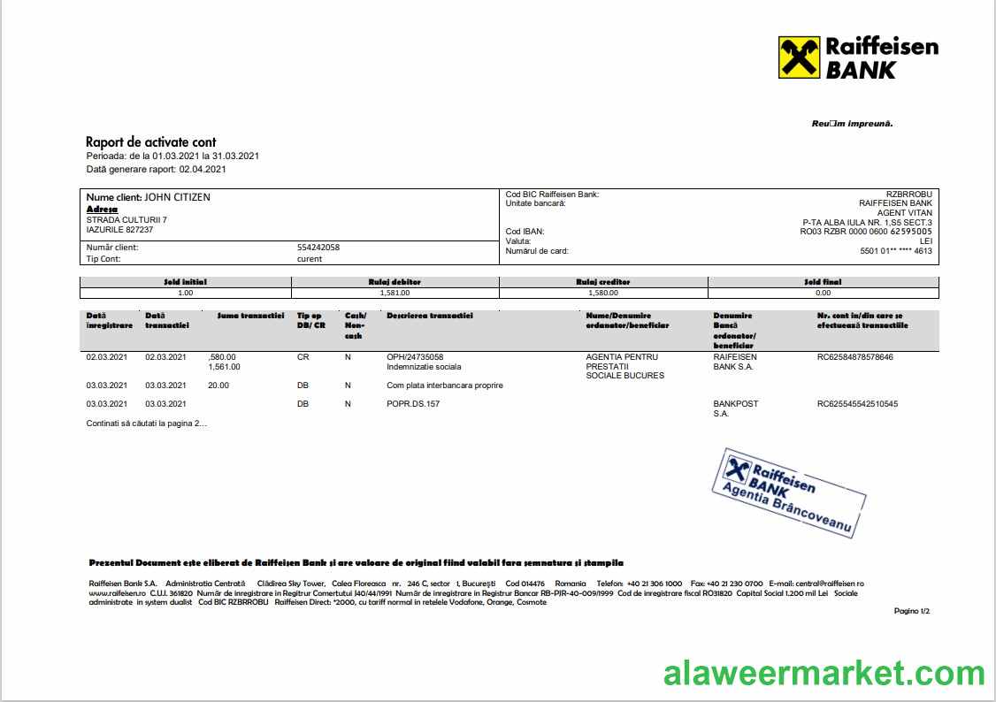 Romania Raiffeisen Bank